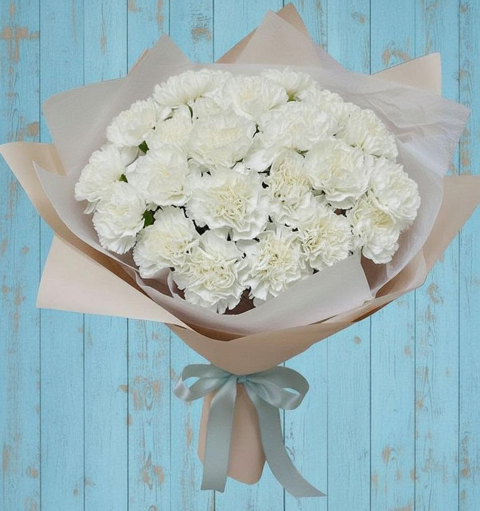 Букет цветов из: Гвоздики в Верх-Туле