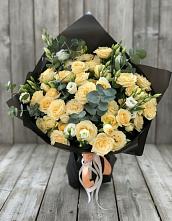 Букет цветов из:  Розы и Лизиантусы #REPLACE_PRED# Верх-Туле