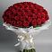Букет 101 Красная роза Блэк Мэджик в Верх-Туле