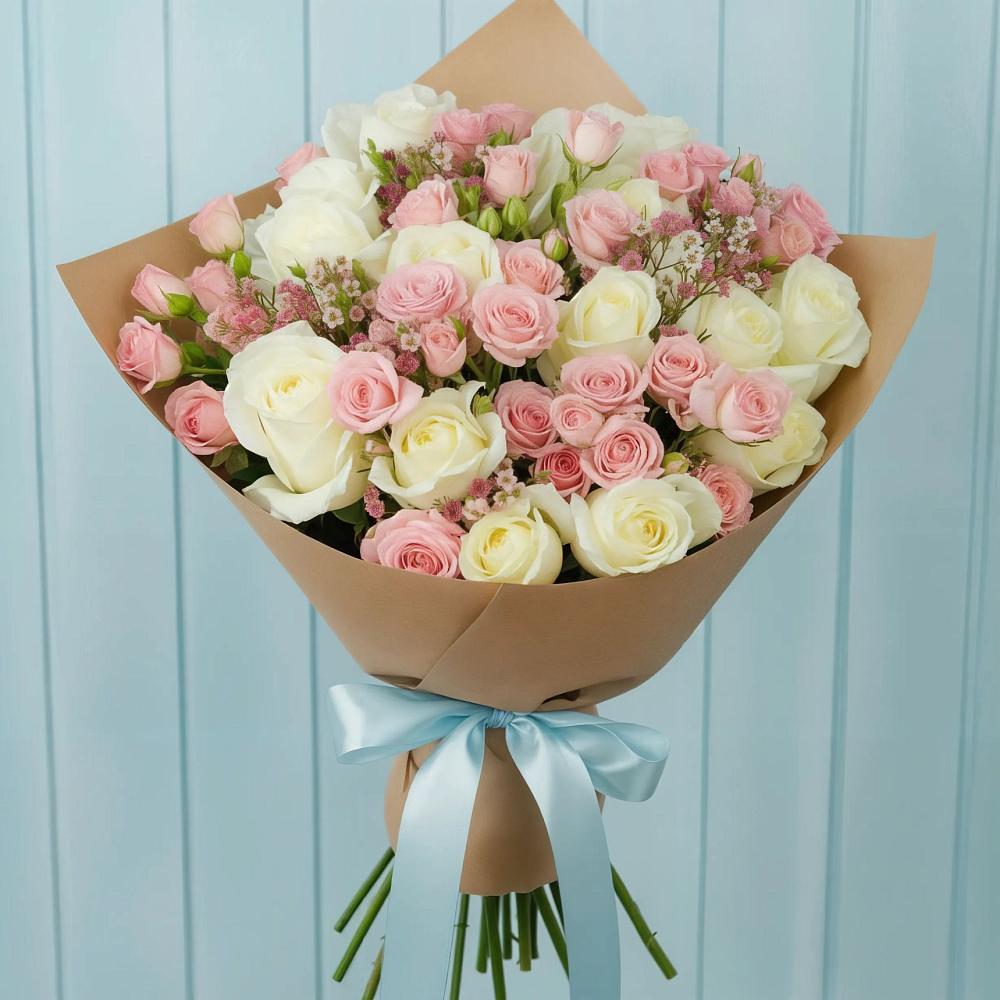Букет цветов из: Розы в Верх-Туле
