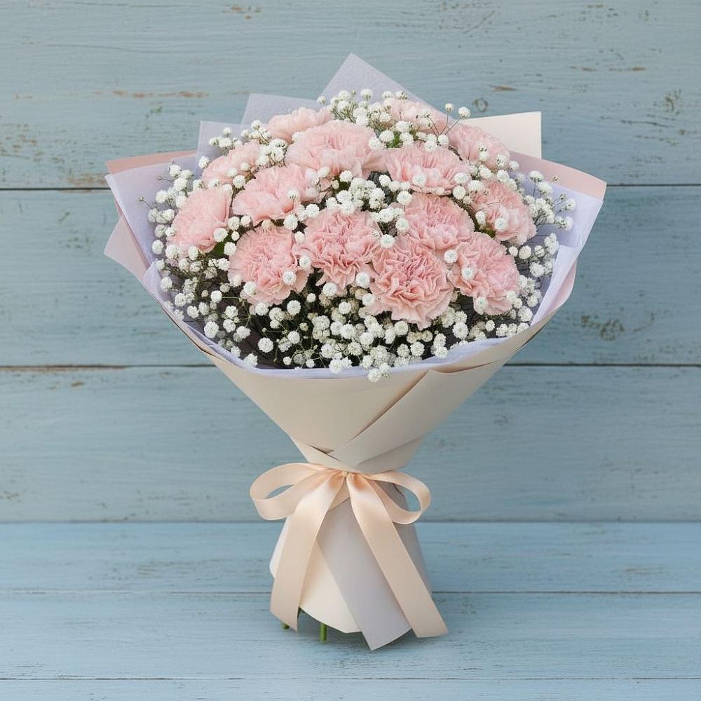 Букет цветов из: Гвоздики в Верх-Туле