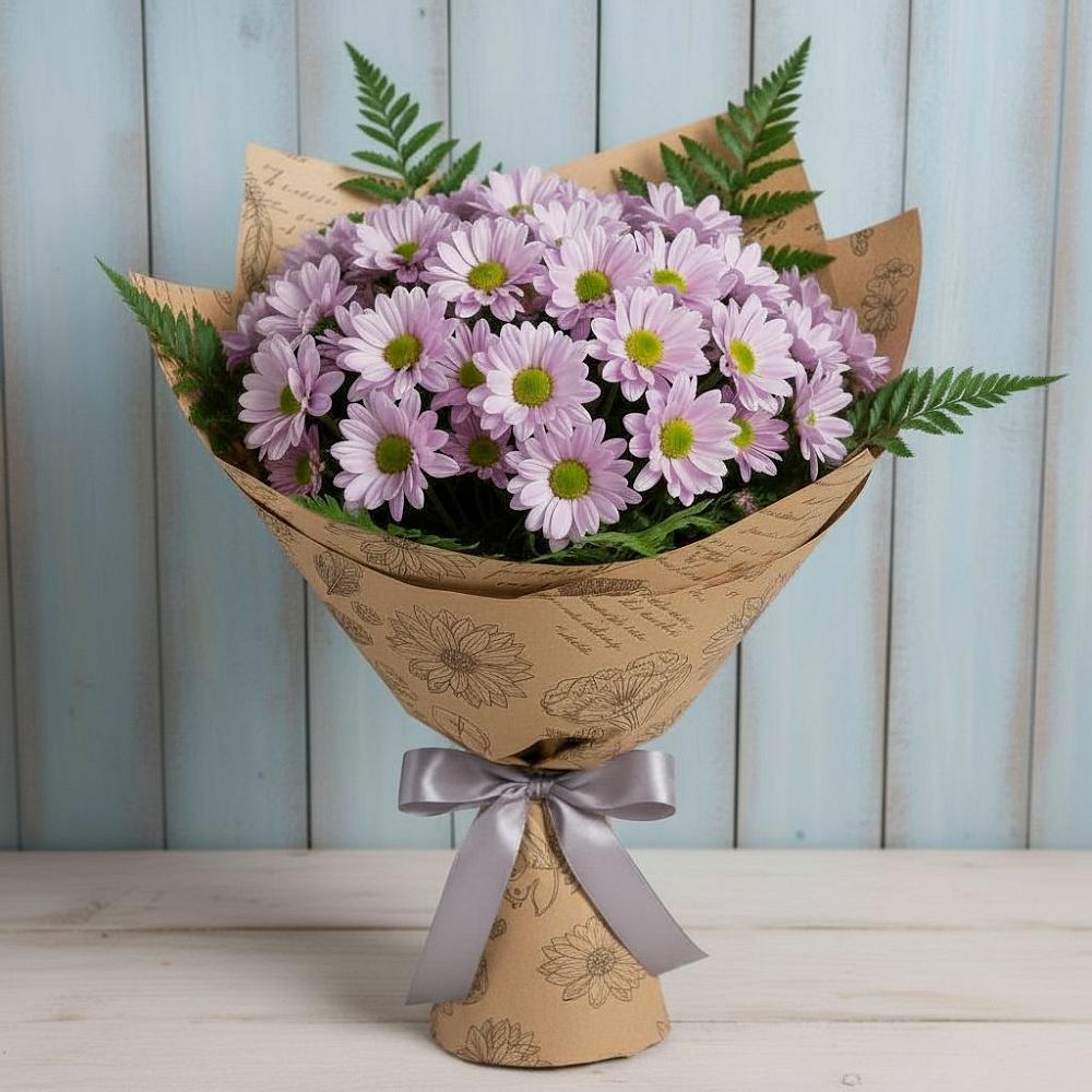 Букет цветов из: Хризантемы в Верх-Туле