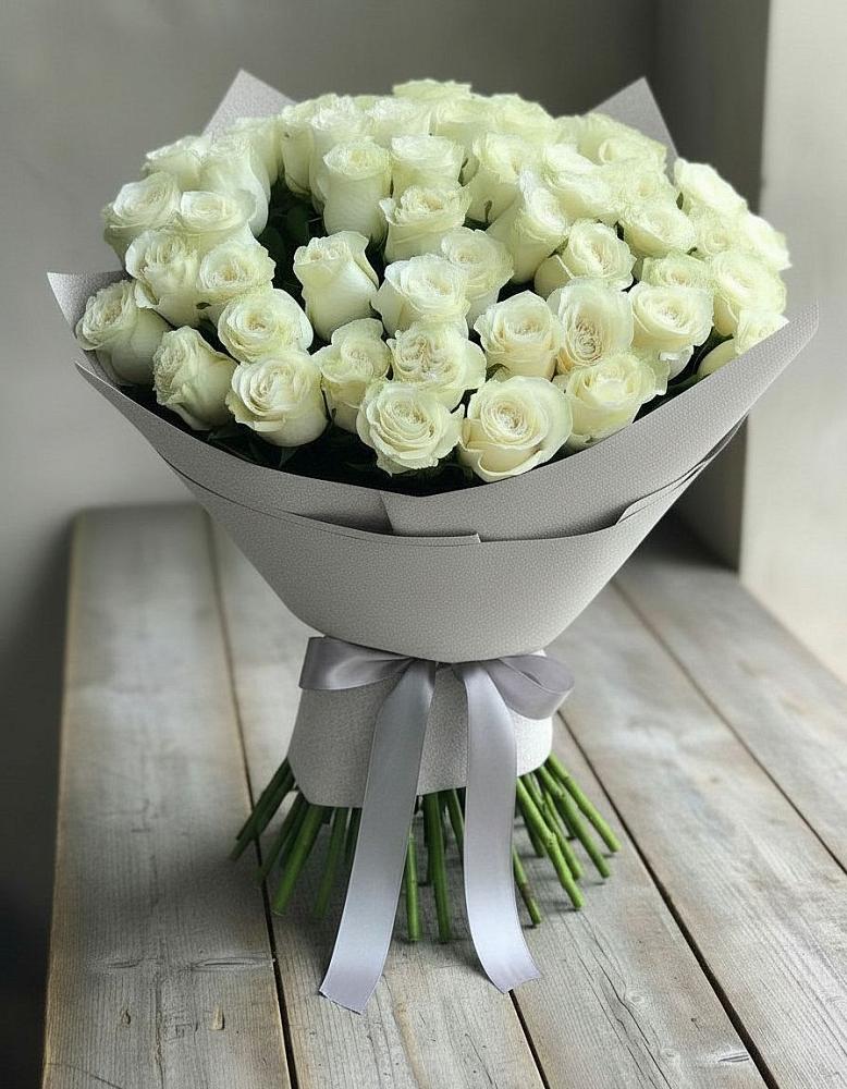 Букет 35 Белых роз в Верх-Туле
