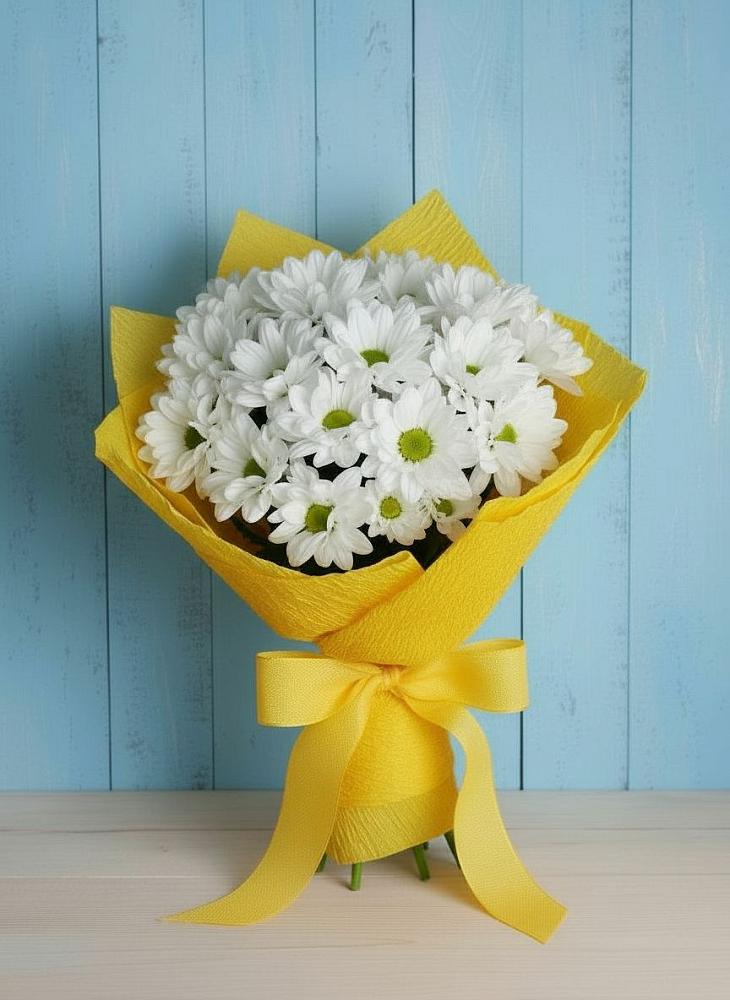 Букет цветов из: Хризантемы в Верх-Туле