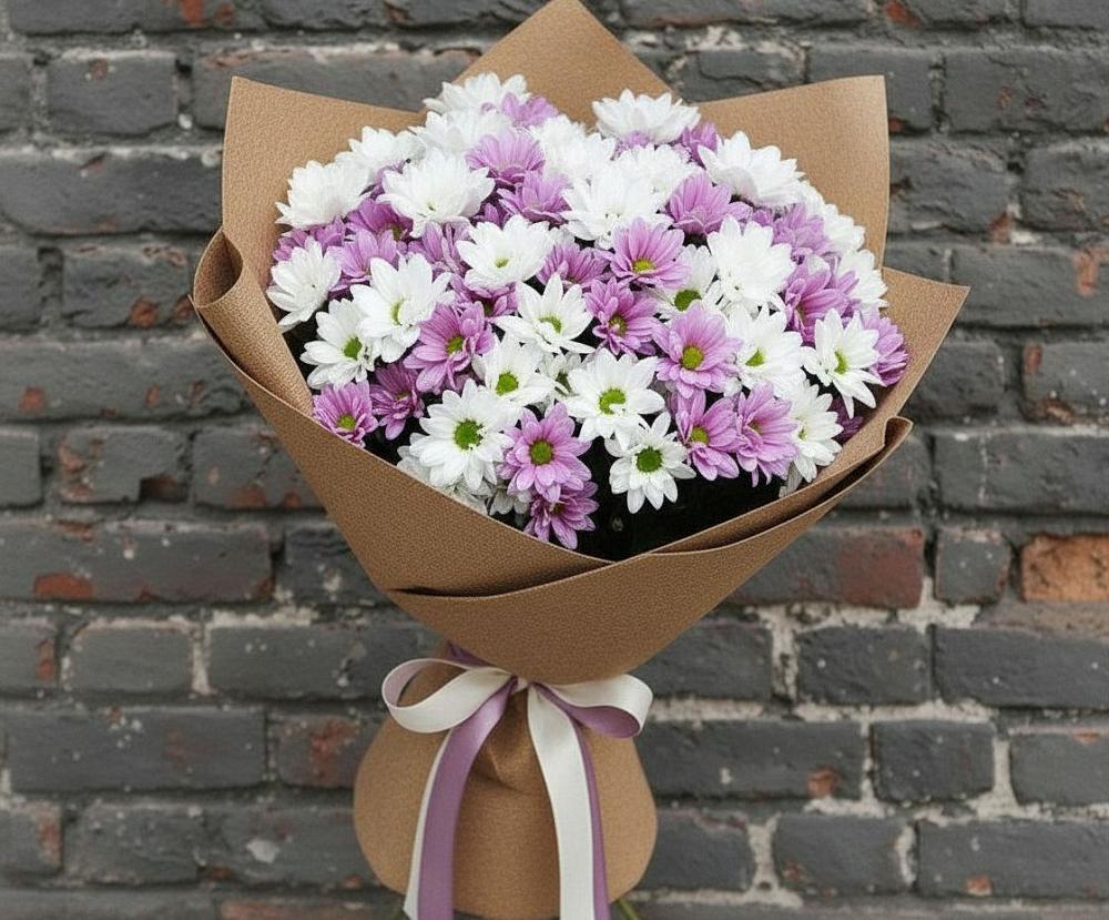 Букет цветов из: Хризантемы в Верх-Туле