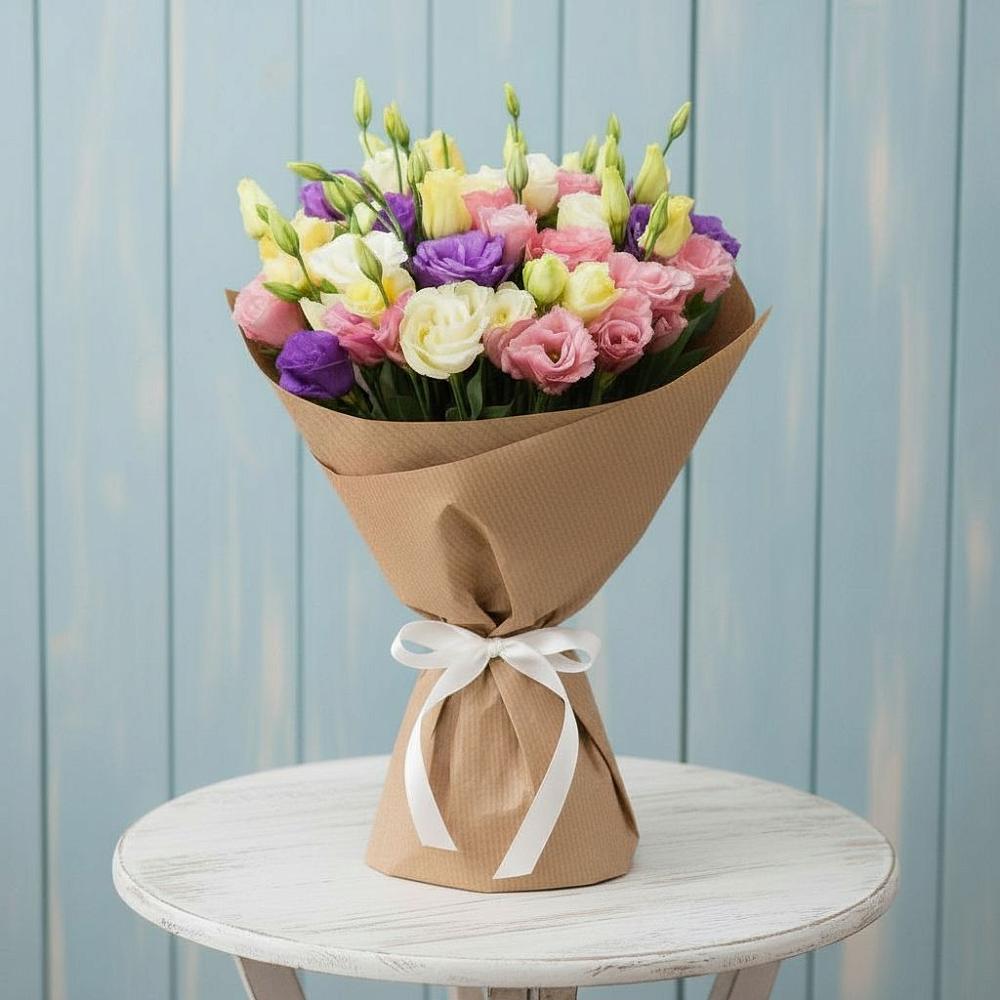 Букет цветов из: Лизиантусы в Верх-Туле