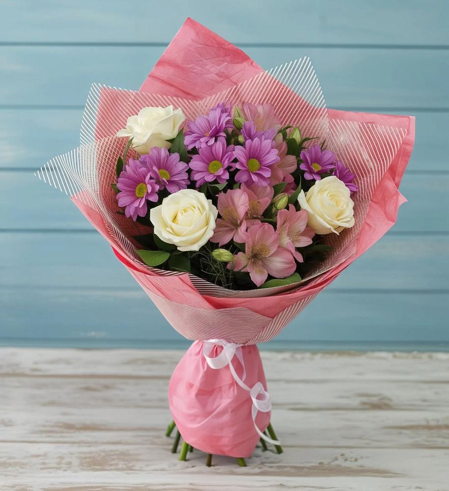 Букет цветов из: Герберы в Верх-Туле