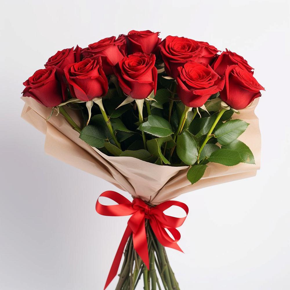 Букет 11 Красных роз Эдлесс Лав в Верх-Туле