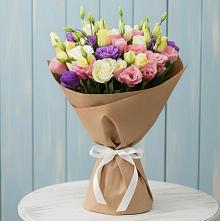 Букет цветов из:  Лизиантусы в Верх-Туле